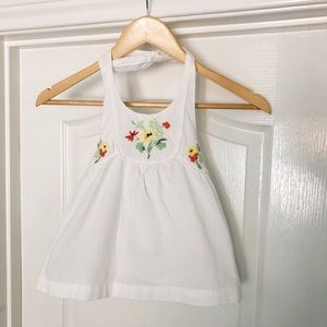 Janie and Jack Girls Embroidered Halter Top